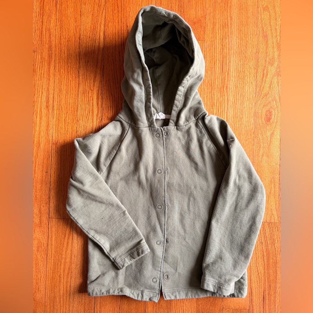 Gray Label Kids Green Hooded Jacket Size 5-6